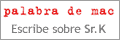 MacGregor escribe sobre Sr.K